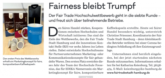 fairness bleibt trumpf